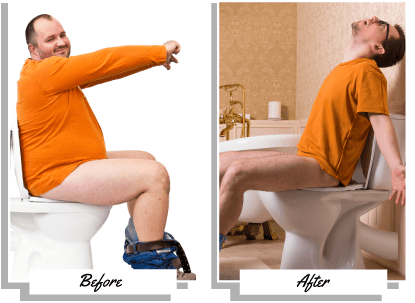 Before and after comparison